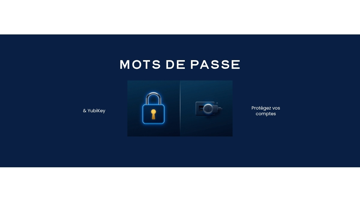 Mots de passe complexes et clé de sécurité YubiKey
